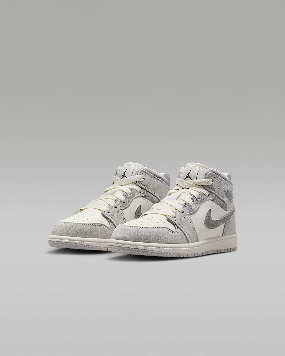 Jordan 1 Mid SE Little Kids Shoes